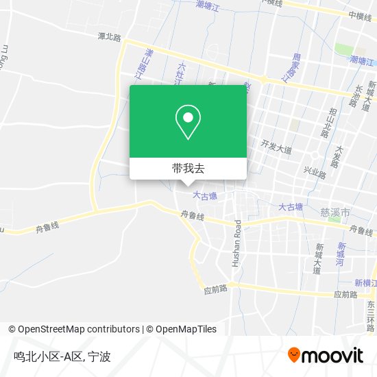 鸣北小区-A区地图