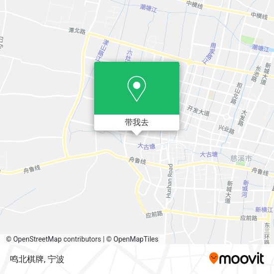 鸣北棋牌地图