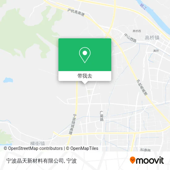 宁波晶天新材料有限公司地图