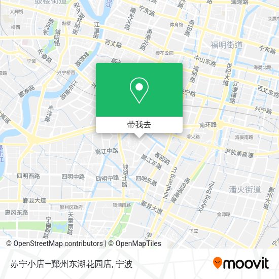 苏宁小店—鄞州东湖花园店地图