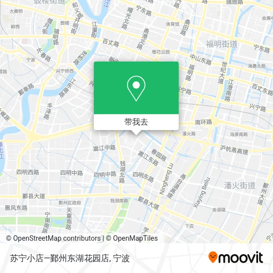 苏宁小店—鄞州东湖花园店地图