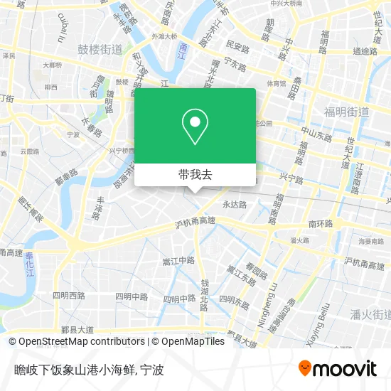 瞻岐下饭象山港小海鲜地图