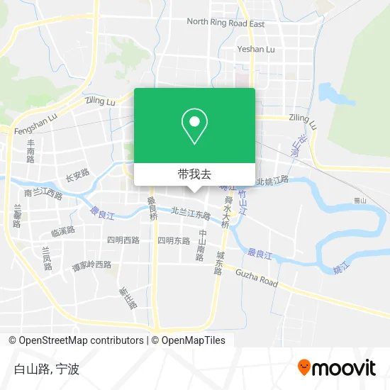 白山路地图