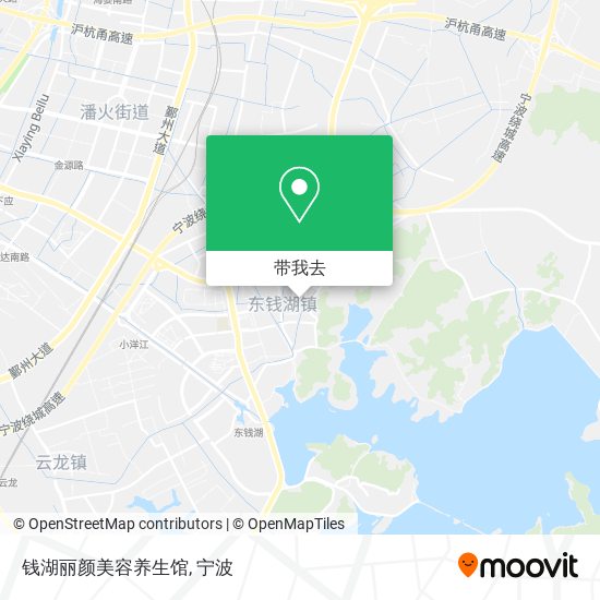 钱湖丽颜美容养生馆地图