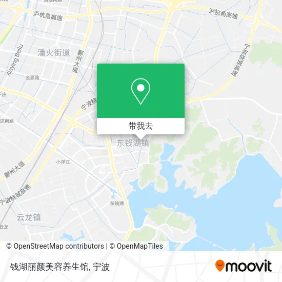 钱湖丽颜美容养生馆地图
