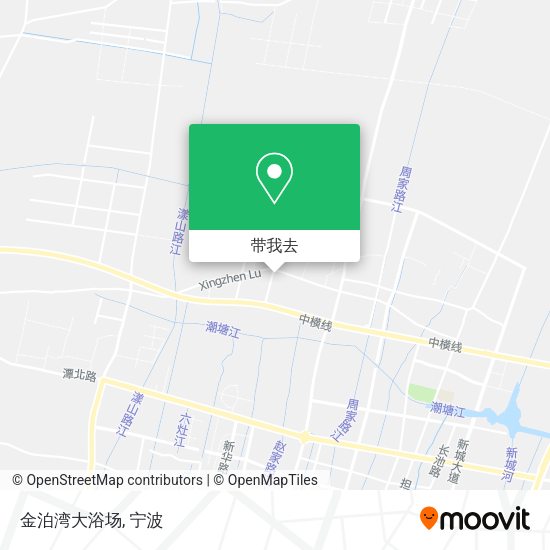 金泊湾大浴场地图
