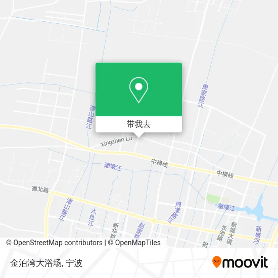 金泊湾大浴场地图