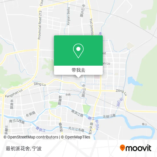最初派花舍地图
