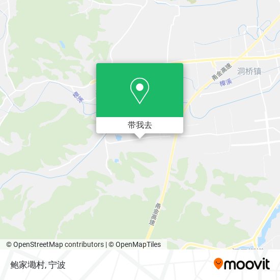 鲍家墈村地图