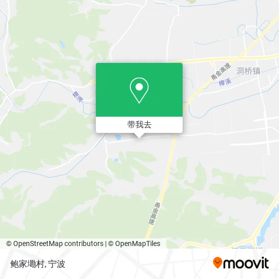 鲍家墈村地图