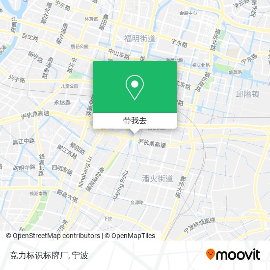 竞力标识标牌厂地图