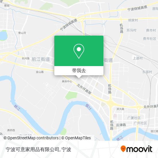 宁波可意家用品有限公司地图