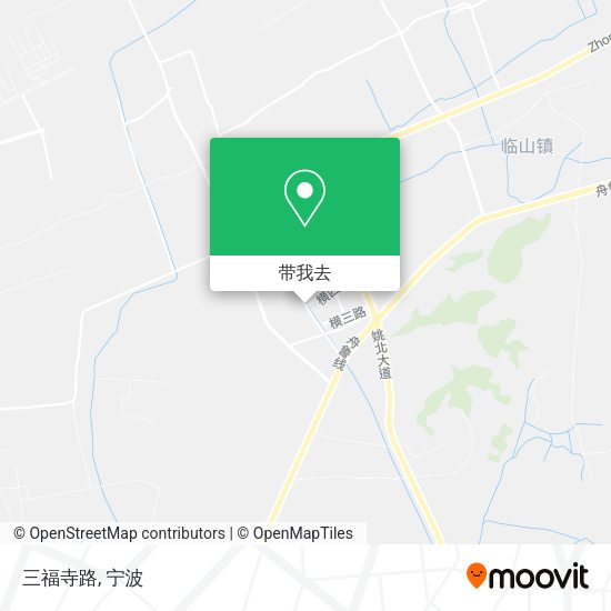 三福寺路地图