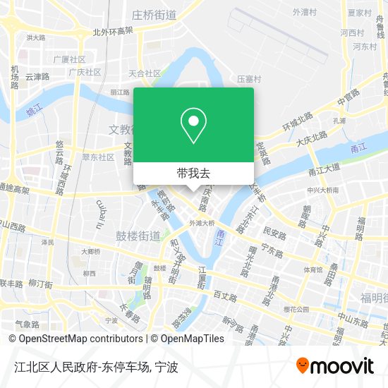 江北区人民政府-东停车场地图