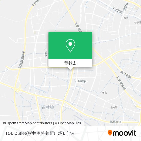 TOD'Outlet(杉井奥特莱斯广场)地图