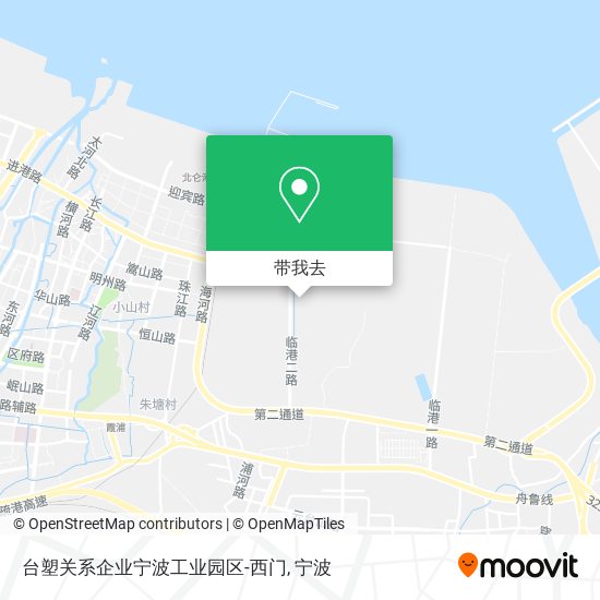 台塑关系企业宁波工业园区-西门地图