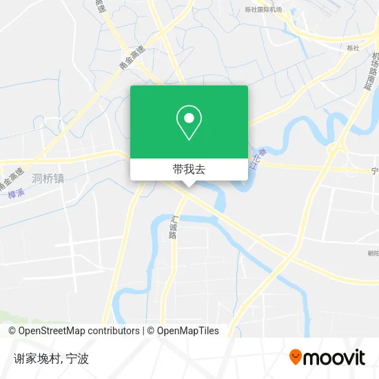 谢家堍村地图
