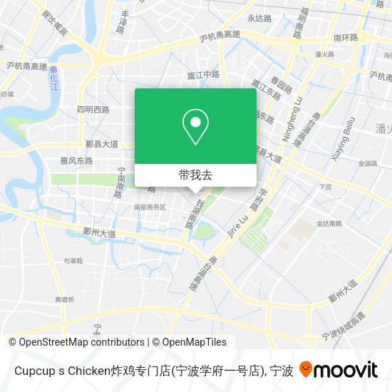 Cupcup s Chicken炸鸡专门店(宁波学府一号店)地图