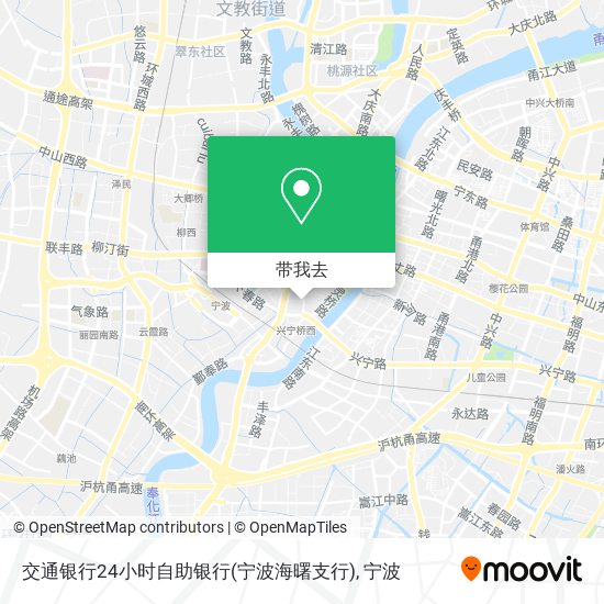 交通银行24小时自助银行(宁波海曙支行)地图