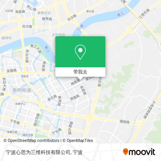 宁波心思为三维科技有限公司地图