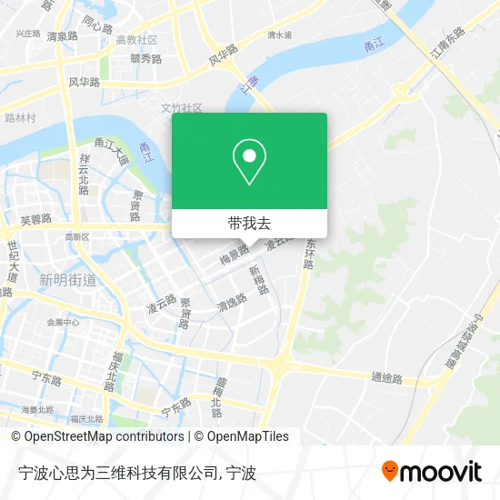 宁波心思为三维科技有限公司地图