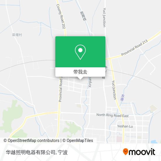 华越照明电器有限公司地图