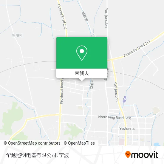 华越照明电器有限公司地图