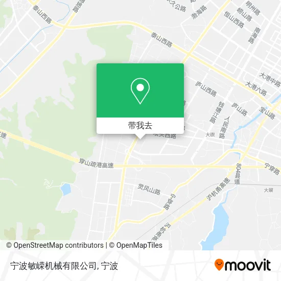 宁波敏嵘机械有限公司地图