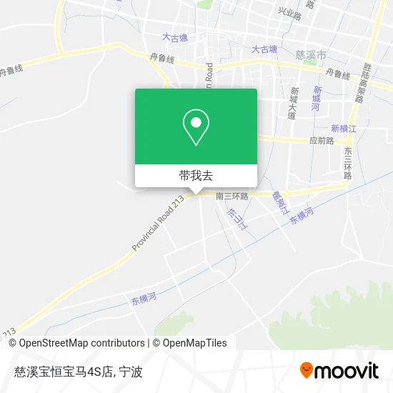 慈溪宝恒宝马4S店地图