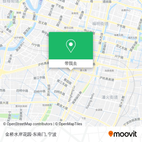 金桥水岸花园-东南门地图