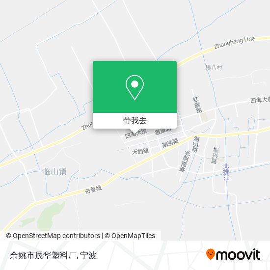 余姚市辰华塑料厂地图