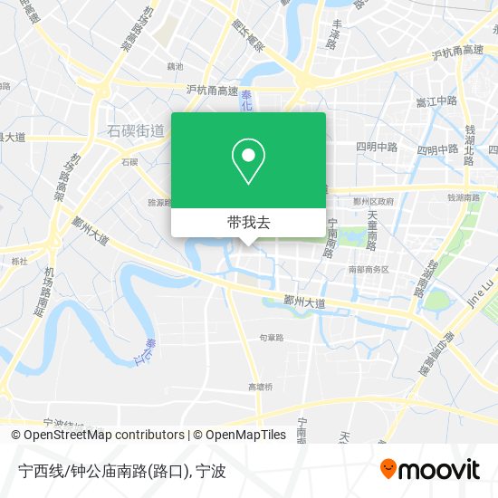 宁西线/钟公庙南路(路口)地图