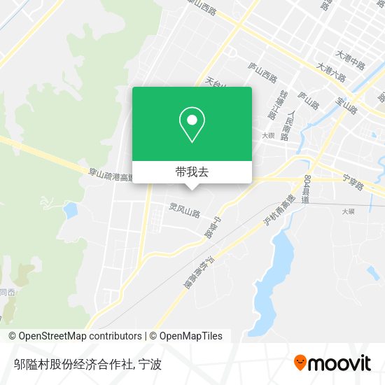 邬隘村股份经济合作社地图