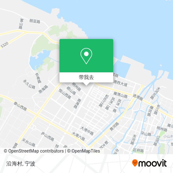沿海村地图