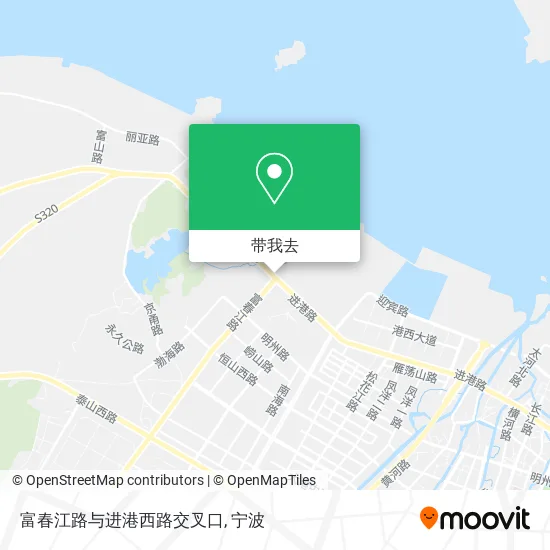 富春江路与进港西路交叉口地图