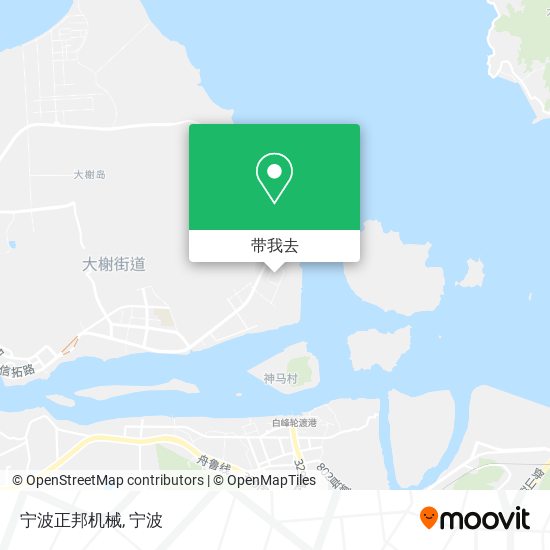 宁波正邦机械地图