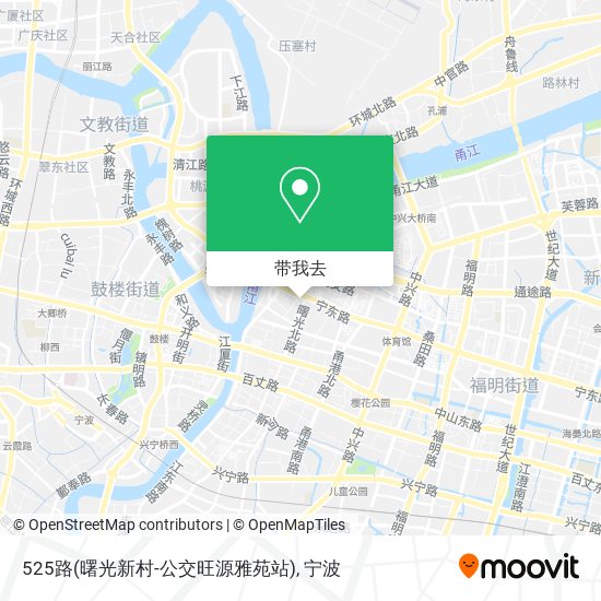 525路(曙光新村-公交旺源雅苑站)地图