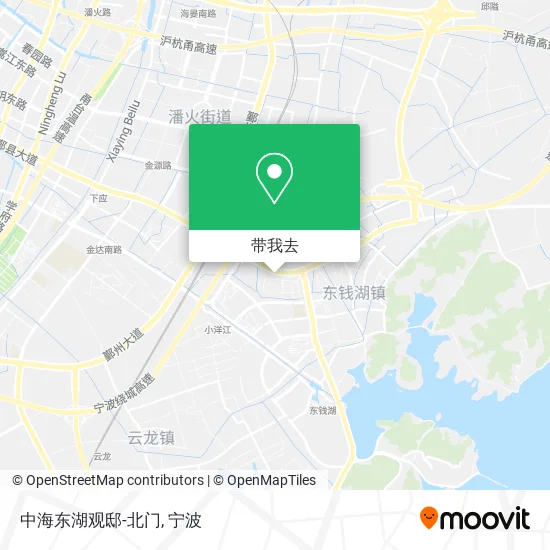中海东湖观邸-北门地图