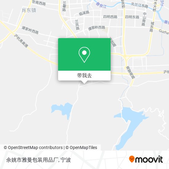 余姚市雅曼包装用品厂地图