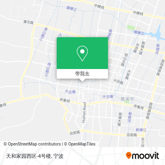 天和家园西区-4号楼地图