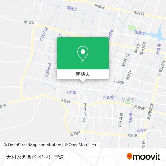 天和家园西区-4号楼地图