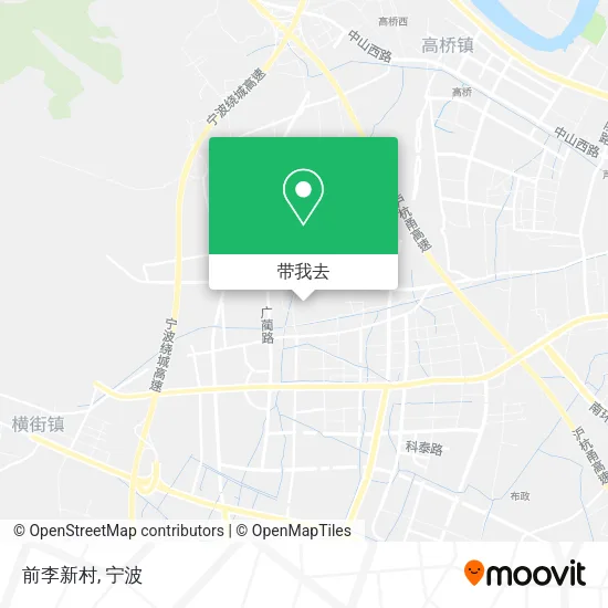 前李新村地图