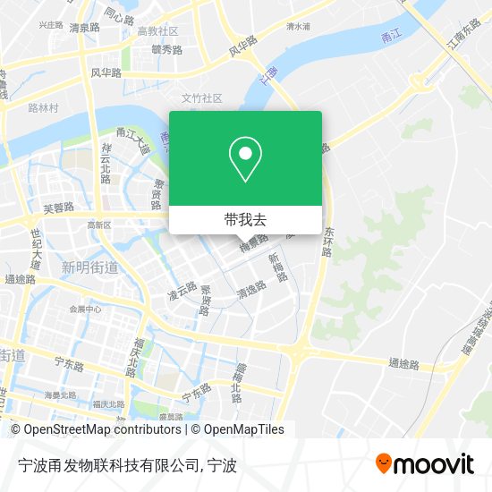 宁波甬发物联科技有限公司地图