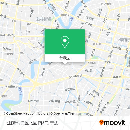 飞虹新村二区北区-南3门地图