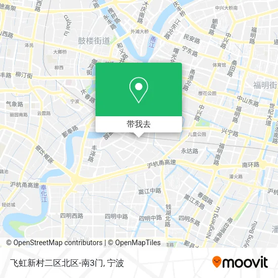 飞虹新村二区北区-南3门地图