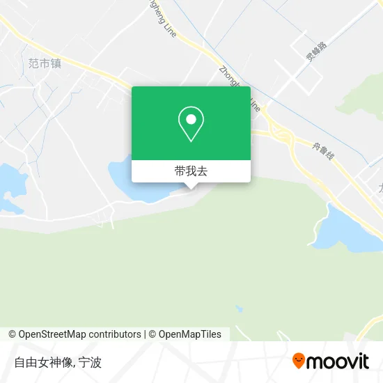 自由女神像地图