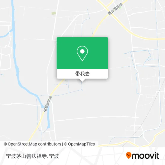 宁波茅山善法禅寺地图