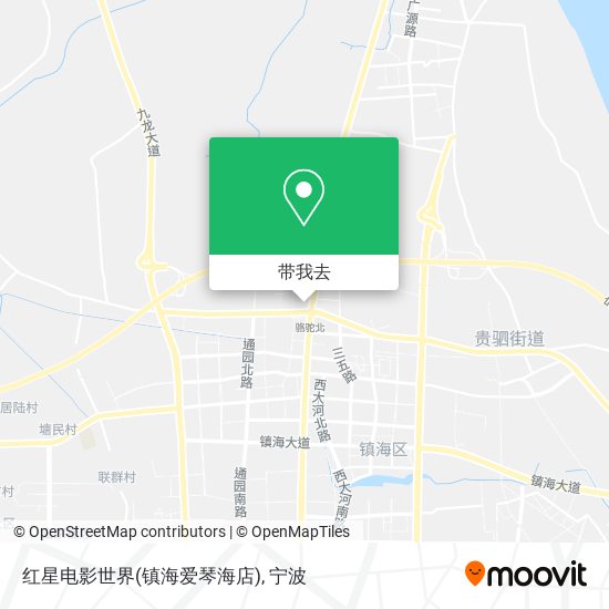 红星电影世界(镇海爱琴海店)地图