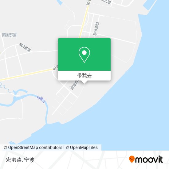 宏港路地图