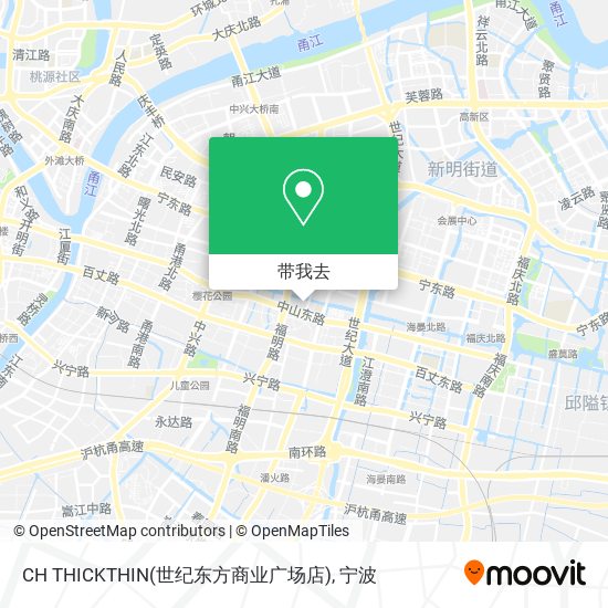 CH THICKTHIN(世纪东方商业广场店)地图